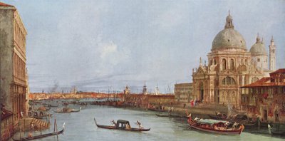 Santa Maria della Salute in Venice from the Grand Canal by Giovanni Antonio Canal